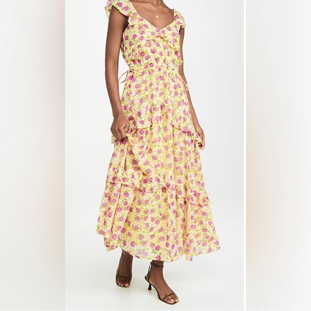 Banjanan Erin Dress Vibrant Yellow Size medium